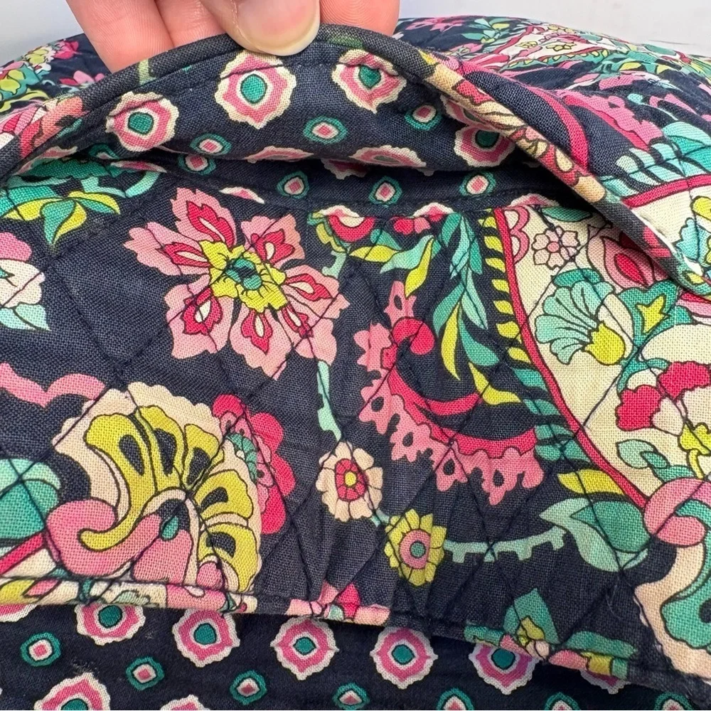 Vera Bradley Floral Paisley Quilted Crossbody Purse Bag